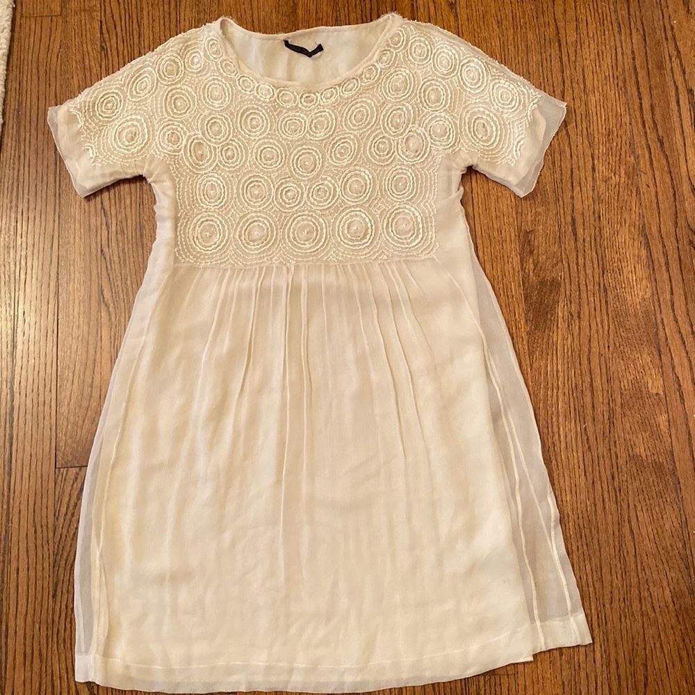 Sari gueron lace embellished dress